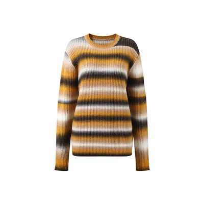 Sweater Rajut Bergaris Warna-warni